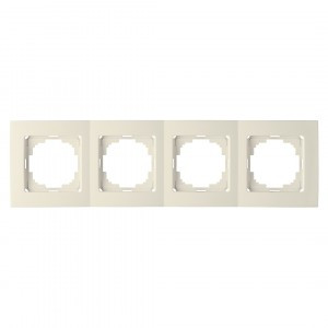 Nilson TOURAN  рамка СУ 4 мест. крем. 24120094