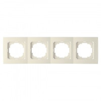 Nilson TOURAN  рамка СУ 4 мест. крем. 24120094
