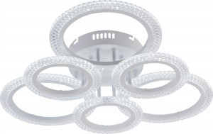 Rivoli св-к люстра св/д упр. Marion 6108-106 108W(8100lm) 2800-6000K 2K-4К-6K ПДУ 620x620x120 60835