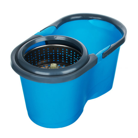 VETTA Набор МОП: ведро 11,8л, швабра, доп.насадка d22см, принцип отж. "Юла", пластик, металл