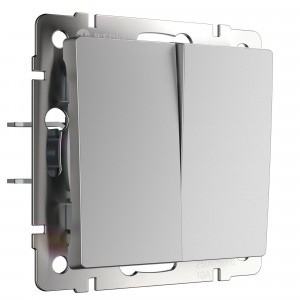 Werkel мех. перекрест. перекл. СУ 2 кл. 10A (серебряный) W1123008 a058435