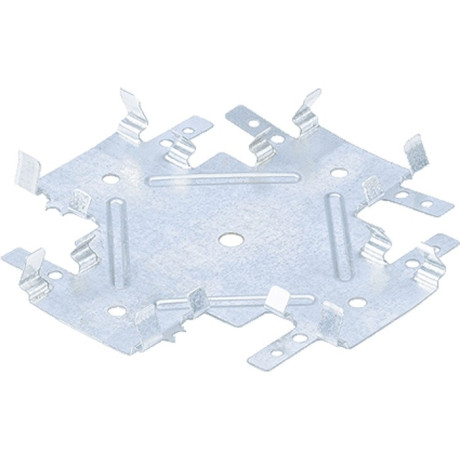 Краб соединительный для Профиля KR 0.7 мм, KR 60х27 мм, цинк Сибртех