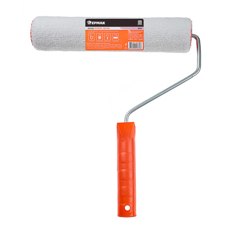 ЕРМАК Валик велюр 250х48х6мм, несъёмный шплинт