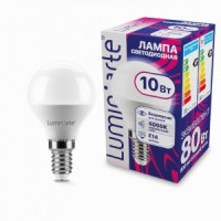 Lumin&#039;arte лампа св/д ЛОН G45 10W E14 (800lm) 4000К 4K 78x45 LSTD-G45-10W4KE14