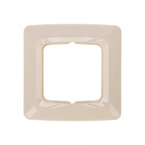 KRANZ DEA Рамка 1 мест. (горизонт.) Беж KR-78-0255