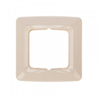KRANZ DEA Рамка 1 мест. (горизонт.) Беж KR-78-0255