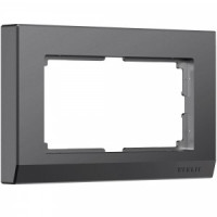 Werkel рамка СУ для двойной розетки Stark (графит матовый) W0081864 a063120