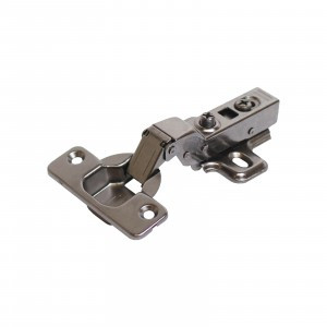 Петля мебельная полунакладная с доводчиком Clip-On 1110 черн (комп2 шт,цена за к-т) (50) StahlBuro