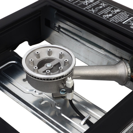 Плитка газ. к бал. с цанг. захватом портативная тм ЕРМАК, переходник, кейс, 34х26х9см