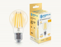 Ambrella лампа св/д ЛОН A60 E27 20W(1750lm) 2700K 2K 60х105 филамент (нитевидная) IC 602013