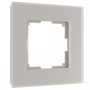 Werkel рамка СУ 1 мест. Senso (дымчатый, стекло soft-touch) W0013117 a067413