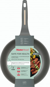 Сковорода Шеф Бенито d=26см литой алюминий/антипригарн.покр, д/всех плит 84102 Master House