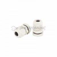 REXANT кабельный ввод PG-7 (PG7) (3,5-6 мм) серый цена за шт (100!), 07-8007