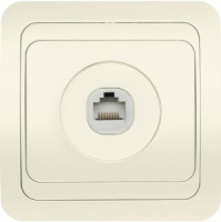 Smartbuy Марс роз. СУ компьютерная RJ-45 1-местная бежевая (SBE-02i-S1-RJ)