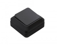 ASD/InHome BOLLETO выкл. ОУ 1 кл. 10А пласт.осн, черный 7021B