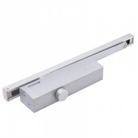 БУЛАТ Доводчик дверной ДД 812/5 CH-SCS+LS+SL+HO+BC+DA+PA)15-85 кг) серебро со скольз.тягой10)