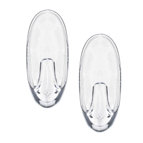 Крючки самоклеящиеся тм VETTA, прозрачные PS, 2шт