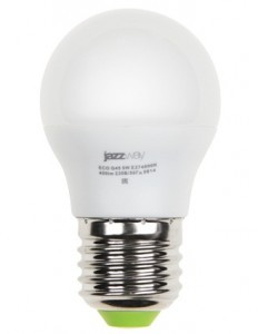 Jazzway Шар G45 E27 5W(400Lm) 3000K 2K матовая PLED-ECO-G45 .1036957A