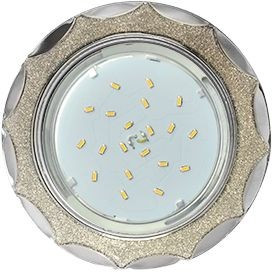 Ecola GX53 H4 DL3902 св-к Звезда под Стеклом Серебряный блеск/хром 38x106 FS53STECB (10!)