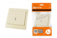 TDM Ильмень выкл. проходной СУ 1 кл. 10А слон. кость АБС-пластик (10!) SQ1823-0105