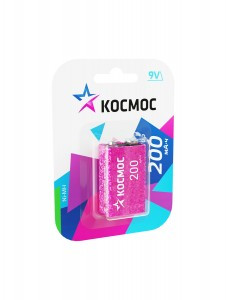Ак-р Космос /6F22 200mAh 9V BL1 6HR61