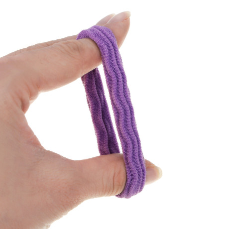 ЮНИLOOK Резинки для волос 6шт, d4,5см, нейлон, 4 микса цветов, ACS-54