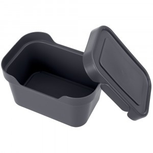 Ящик с крышкой универсальный "LUXE", 189x132x110 мм, 1,9л Серый 433233411 Бытпласт