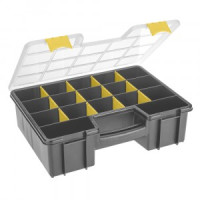 Органайзер "WORKER", 16", 390x295x110 мм серый 433240411 Бытпласт