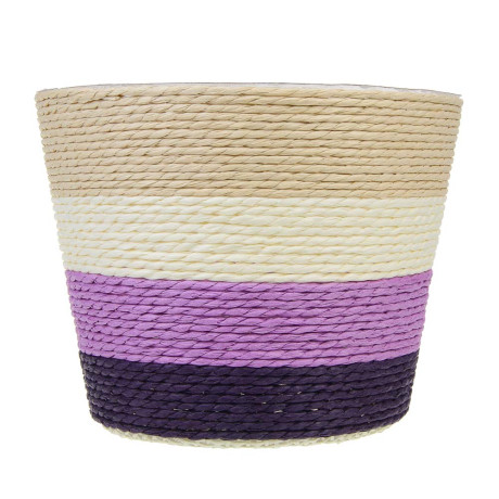 INBLOOM Кашпо плетеное 13х10.5х9см, бумажная лоза, ПП