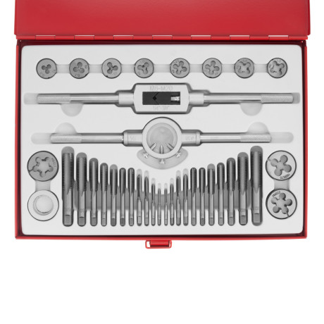 Набор метчиков и плашек М3-М16, 36 предметов Matrix