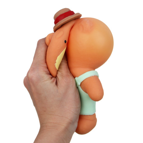 ИГРОЛЕНД Игрушка-антистресс, мялка "Переодевалка", 10х16 см, TPR, 6 дизайнов