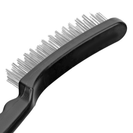 Щетка четырехрядная металлическая с пластмассовой ручкой Sparta