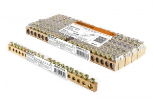 TDM шина нул. 6х9мм 20/2 (20 отв./крепеж по краям) инд. штрихкод (20!) SQ0801-0163