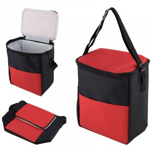 Термосумка-бокс Ecos CB-151 8л. 21,5*15*26,5см (красная) п/э 600D, ПЕВА+п/э 4мм., 9151