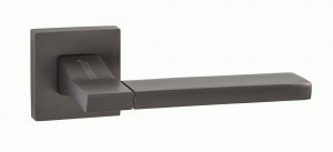 Ручка дверная компл.квадрат.основ. PUERTO Тирамису матовый черный никельI NAL 524-03 MBN