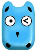 LEEK NL-855 ночник 0,6W 5LED, кроха, синий, 220V, пластик, с датчиком, диммер