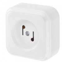 Bylectrica ПРАЛЕСКА Розетка радио (абонентская) ОУ белый, (АРО-001)