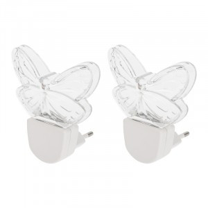 REXANT Комплект ночник св/д МАХАОН БЕЛЫЙ 1W 8,8х8х5,5см 230В/50Гц (2шт/уп,цена/уп) 75-0316-1