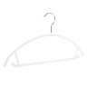 VETTA Вешалка с перекладиной, 40х21.5х1 см, пластик с покрытием Soft-touch, белая