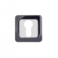 Накладка для ц/м АЛЛЮР АРТ ET-S1 BT/CP(42142) квадратное основание черн.титан/хром (100,10) (компл)