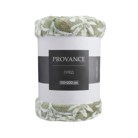 PROVANCE Эвкалипт Плед микрофибра, 150х200см, 230гр/м, зеленый