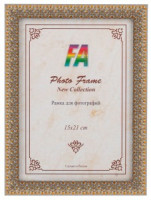 Фоторамка FA пластик "1001 ночь " серебро с золотом 15х21 7922