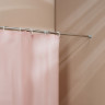 Карниз для шторы в ванную тм VETTA, 2м, телескопический, нерж.сталь