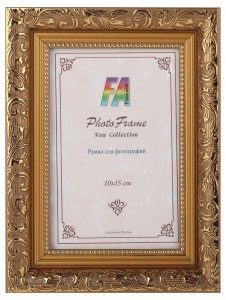 Фоторамка FA Садко 10х15 пластик семейная  золотой гобелен 58690