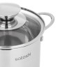 SATOSHI Мини Кастрюля 12х9,0см. 1,0 л. со стекл. крышкой, индукция