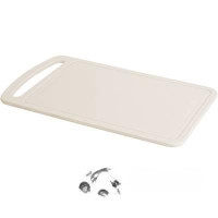 Доска разделочная 275*173 белый ротанг М1572