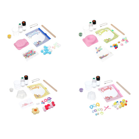 Набор для творчества DIY «Брелок своими руками», 12,5х17,7х3,8см, PVC, TPR, 4 дизайна