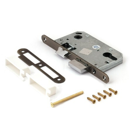 Замок врез 5300-AB (бронза) Apecs (межос -85мм)  \30