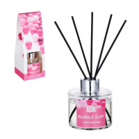 NEW GALAXY Ароматизатор диффузор, 100 мл., 6 ароматов (бабл гам,лаванда,океан,ваниль,корица,лайм)