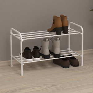 Подставка д/обуви Альфа22 (2полки) 63*30*40см (БЕЛЫЙ) до 120кг ПДОА22Б под заказ ЗМИ